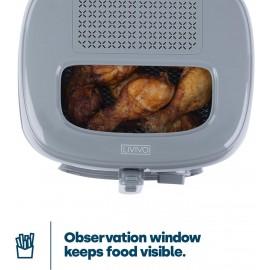 LIVIVO Electric 2.5L Deep Fat Countertop Fryer Non-Stick Coating, Inte