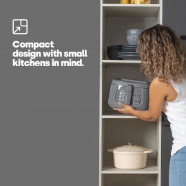 LIVIVO Electric 2.5L Deep Fat Countertop Fryer Non-Stick Coating, Inte