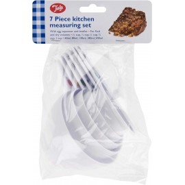 Tala Kitchen Measuring Set, In White Plastic and contains 7 Measuring