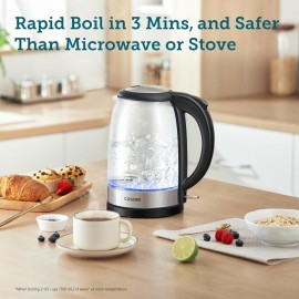 COSORI Electric Kettle, Tea Kettle Pot, 1.7L/1500W, Stainless Steel In