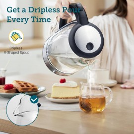 COSORI Electric Kettle, Tea Kettle Pot, 1.7L/1500W, Stainless Steel In