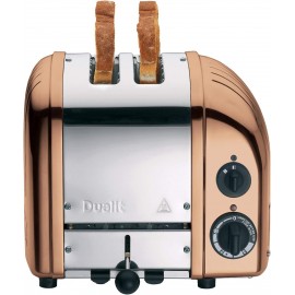 Dualit Classic 2 Slice Vario Toaster| Stainless Steel, Hand Built in t