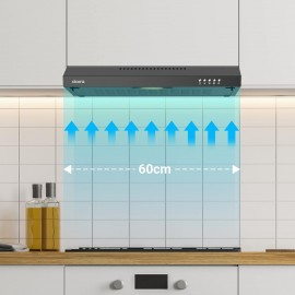 CIARRA CBCB6903 60cm Visor Cooker Hood Undercabinet Hoods Wall Mounted