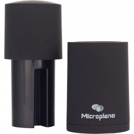 Microplane Spice Mill Black for Nutmeg Cinnamon Tonka beans,5 x 5 x 13