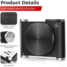 CUSIMAX Electric Hot Plate for Cooking Portable Single Burner 1500W Ca