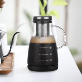 Beowanzk 960ml Iced Coffee Makers Machine, Filter Cold Brew Espresso M