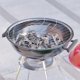 Garden Vida Memphis Kettle BBQ Grill Freestanding Barbecue Garden Outd