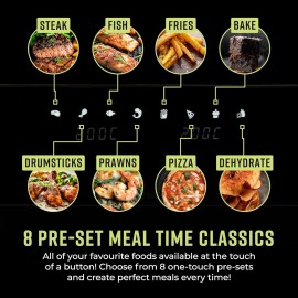 Tower T17138 Vortx Elite 10.4L Dual Basket Air Fryer with Sync Finish,