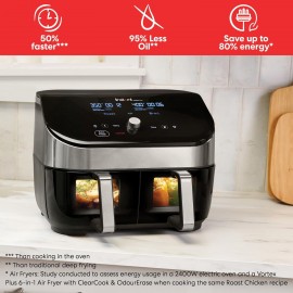 Instant Vortex Plus Dual Air Fryer with Large Double Air Frying Drawer