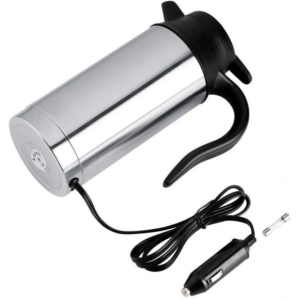 MAGT 12V 750ML Electric Car Kettle Stainless Steel Electric Car Kettle
