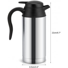 MAGT 12V 750ML Electric Car Kettle Stainless Steel Electric Car Kettle