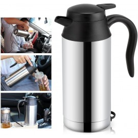 MAGT 12V 750ML Electric Car Kettle Stainless Steel Electric Car Kettle