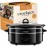 Crock-Pot SCV655B Slow Cooker, Aluminium, 300 W, 6.5 liters, Black