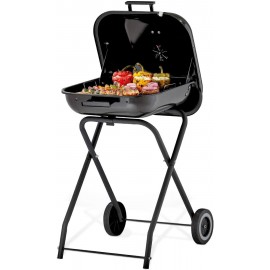 Tower T978571 XL Portable Grill with Collapsible Legs & Wheels, Porcel