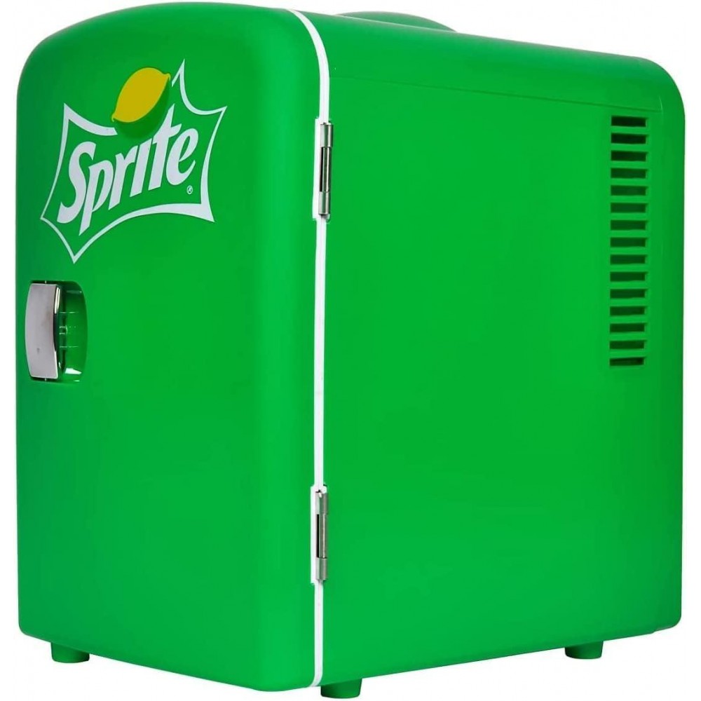 Coca Cola Sprite Mini Fridge For Bedrooms 4L Small Fridge 6 Can Table
