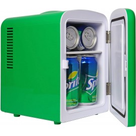 Coca Cola Sprite Mini Fridge For Bedrooms 4L Small Fridge 6 Can Table