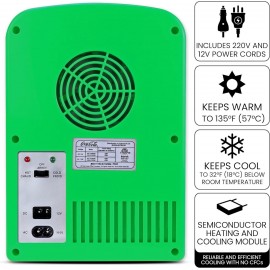 Coca Cola Sprite Mini Fridge For Bedrooms 4L Small Fridge 6 Can Table