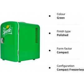 Coca Cola Sprite Mini Fridge For Bedrooms 4L Small Fridge 6 Can Table