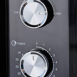 Daewoo SDA2085 800W, 23L Microwave | Manual 35 Minute Timer | 5 Power