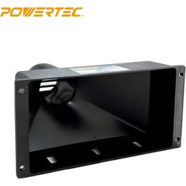 POWERTEC 70169 Mini Gulp Dust Hood Collector with 4 ID Port - ABS Plas