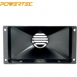 POWERTEC 70169 Mini Gulp Dust Hood Collector with 4 ID Port - ABS Plas