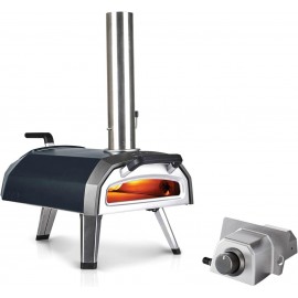 Ooni Karu 12G Multi-Fuel Pizza Oven and Ooni Karu 12 28mbar Gas Burner