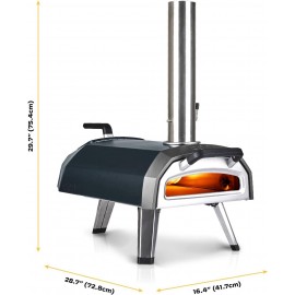 Ooni Karu 12G Multi-Fuel Pizza Oven and Ooni Karu 12 28mbar Gas Burner