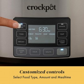Crock-Pot MyTime Technology 6 Quart Programmable Slow Cooker and Food