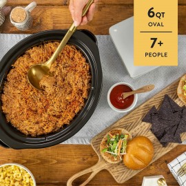 Crock-Pot MyTime Technology 6 Quart Programmable Slow Cooker and Food