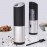 Electric Salt and Pepper Grinder Set Automatic Pepper Mill Grinder Adj