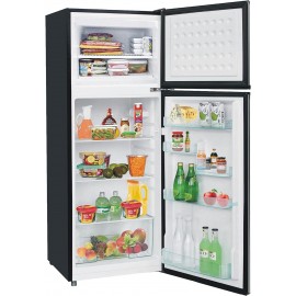 RCA RFR725 2 Door Apartment Size Refrigerator with Freezer, Stainless,