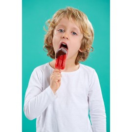 Lékué - Ice Lolly Moulds Stackable, Mini, 4 Pieces, Silicone, Multi-Co