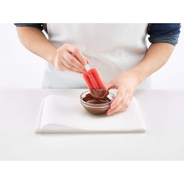 Lékué - Ice Lolly Moulds Stackable, Mini, 4 Pieces, Silicone, Multi-Co