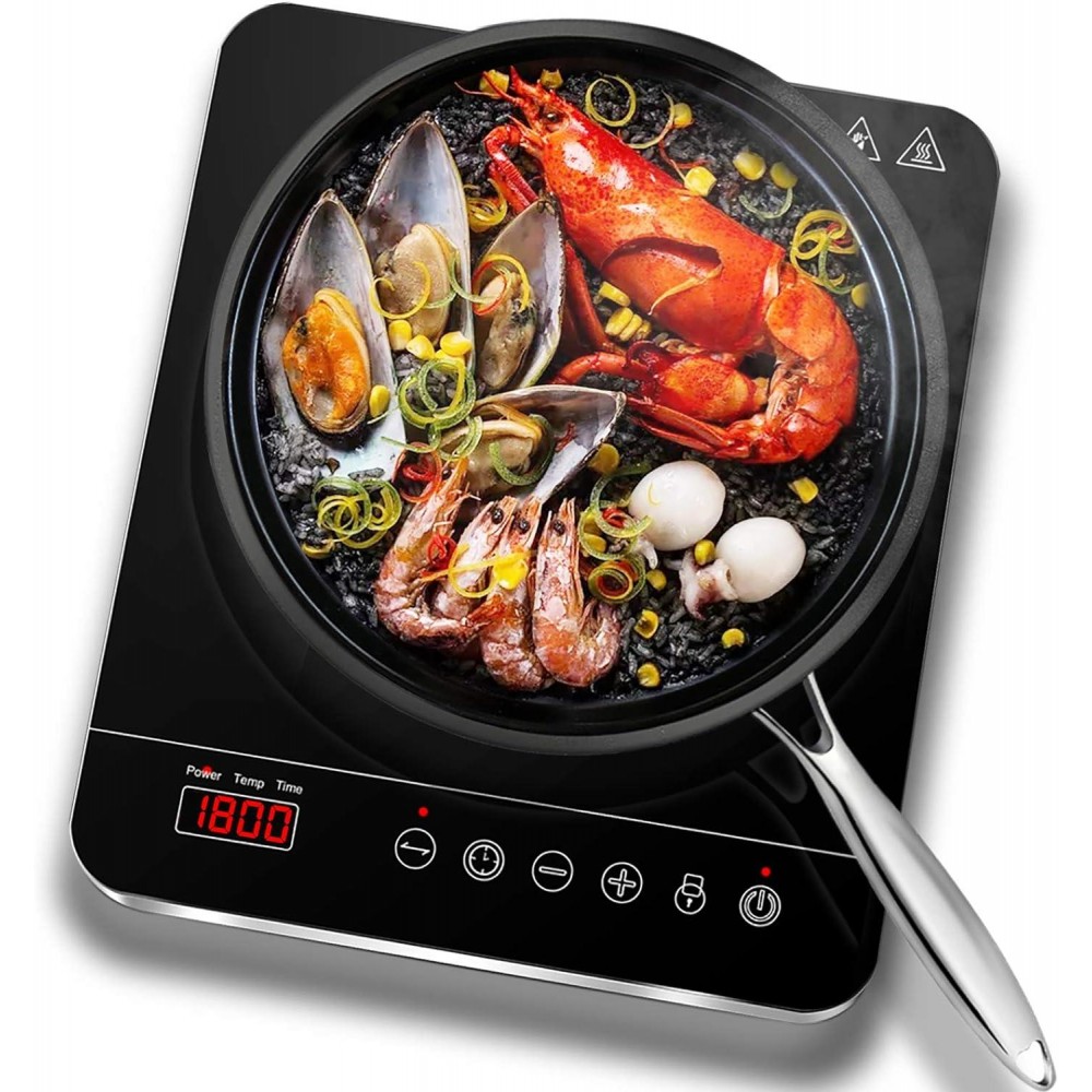 Aobosi Single Induction Cooker,Portable Induction Hob with Slim Body,C