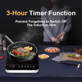 Aobosi Single Induction Cooker,Portable Induction Hob with Slim Body,C