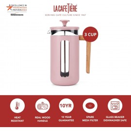La Cafetière Pisa Cafetière, 3-Cup/350ml, Heat-Resistant Borosilicate