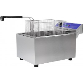 TAIMIKO Electric Deep Fryer Commercial Stainless Steel Tank With Lid E