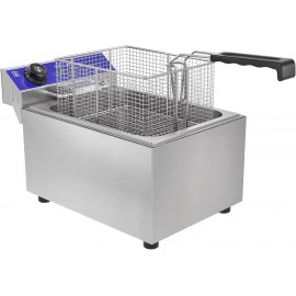 TAIMIKO Electric Deep Fryer Commercial Stainless Steel Tank With Lid E