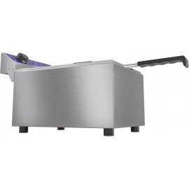 TAIMIKO Electric Deep Fryer Commercial Stainless Steel Tank With Lid E