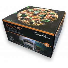 Casa Mia Bravo - 16 Inch Outdoor Gas Pizza Oven - Quick Heating, Versa