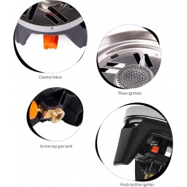 Fire-Maple FMS-X1 Camping Stove Gas System | Portable Pot/Jet Burner O