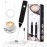 Jutyum Milk Frother Handheld, Milk Frother Electric Rechargeable USB,