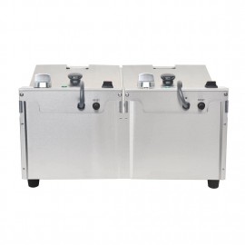 Buffalo Twin Tank Twin Basket 2x5Ltr Countertop Fryer 2x2.8kW