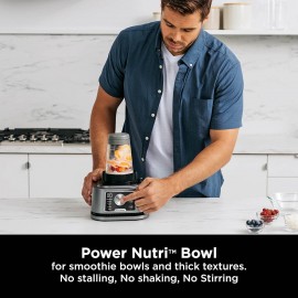 Ninja Foodi Power Nutri Blender 3-in-1, Blend Smoothie Bowls, Thick Sp