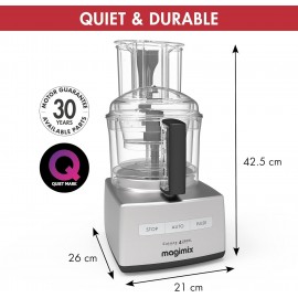 Magimix 4200XL Food Processor | 3L BPA-Free Bowl | Quiet & Powerful Mo