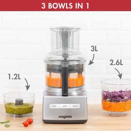Magimix 4200XL Food Processor | 3L BPA-Free Bowl | Quiet & Powerful Mo