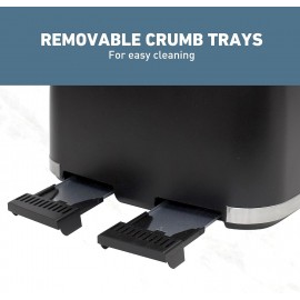 West Bend Toaster 4 Slice Extra-Wide and Deep Slots with 3 Functions a