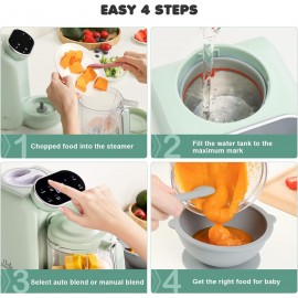 Baby Food Maker, 5 in 1 Baby Food Processor, Smart Control Multifuncti