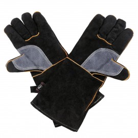 KIM YUAN Extreme Heat & Fire Resistant Gloves Leather with Kevlar Stit