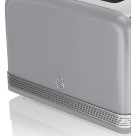 Swan ST19020GRN Retro 4-Slice Toaster with Defost/Reheat/Cancle Functi